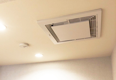 AiSEG2と天井埋込形空気清浄機が連携して空気の見える化が可能。