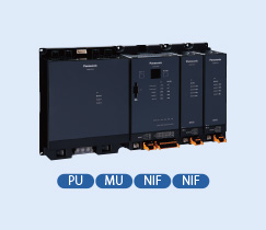 ●電源ユニット（PU） ●メインユニット（MU） ●エヌマストインターフェースユニット（NIF）×2