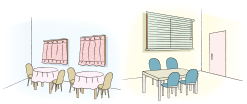 ブラインドやカーテンを活用し、夜間や夏の昼間など、外気からの断熱効果を高めましょう