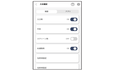 【3】操作トップ画面が表示される。