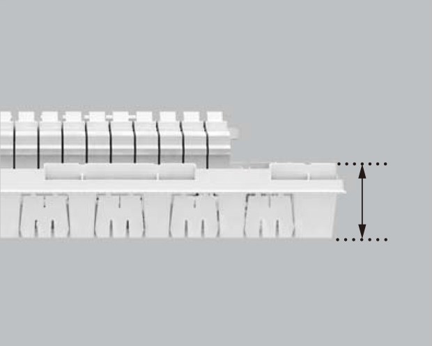分岐配線作業スペースの拡大