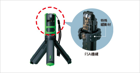 耐衝撃性を追求