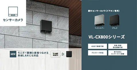 屋外カメラで見守る