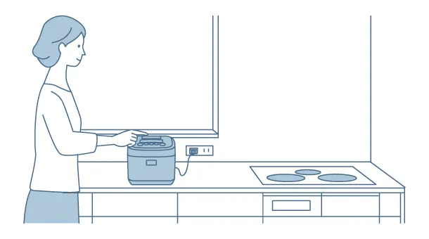 キッチンのコンセントの場所がイマイチ!?