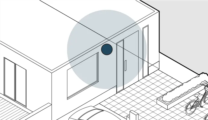 センサーカメラやセンサー照明を設置