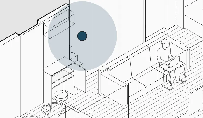 テレビドアホンで映像をチェック