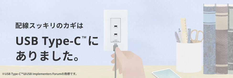 配線スッキリのカギはUSB Type-C にありました。