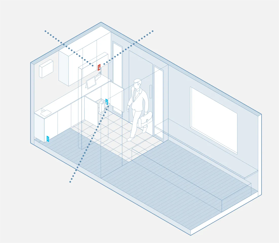コンセントの配置図