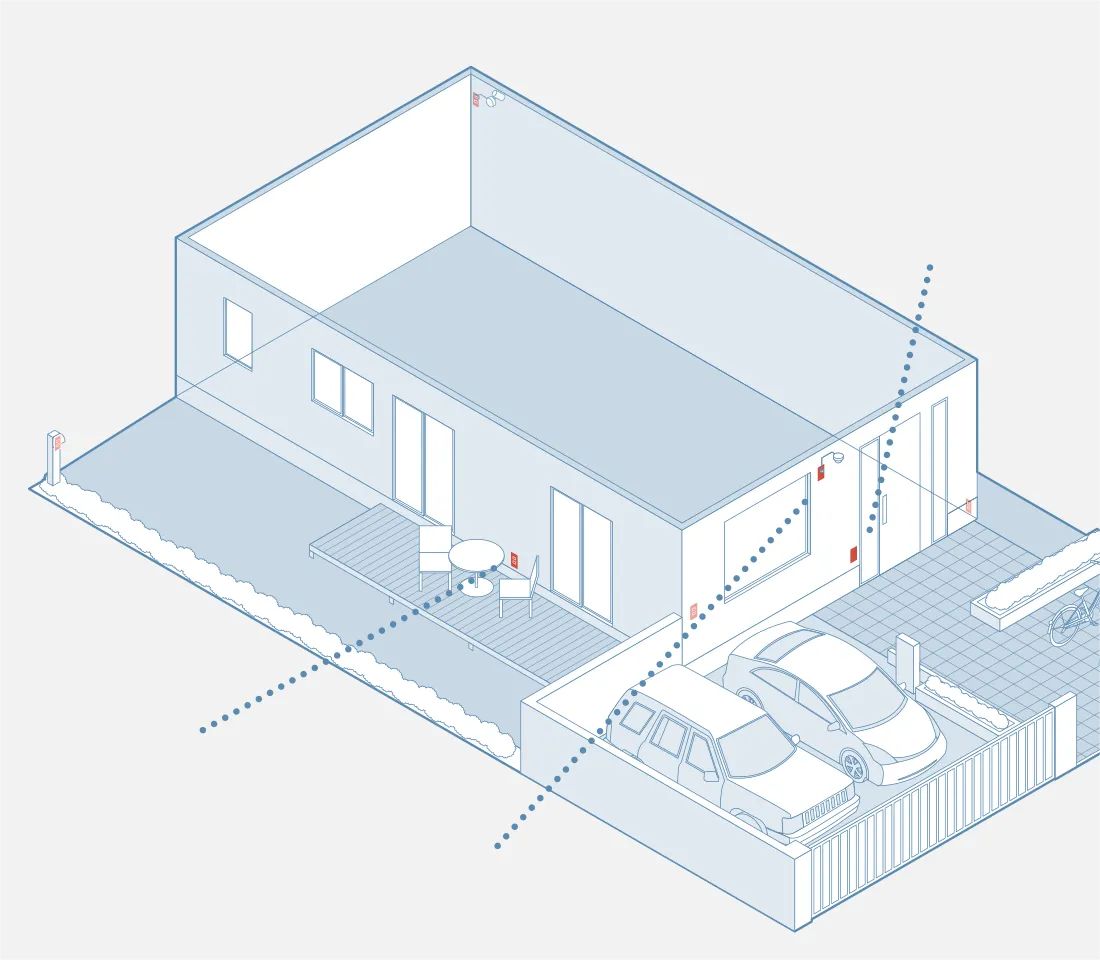 コンセントの配置図