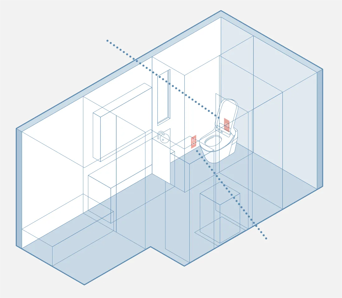 コンセントの配置図