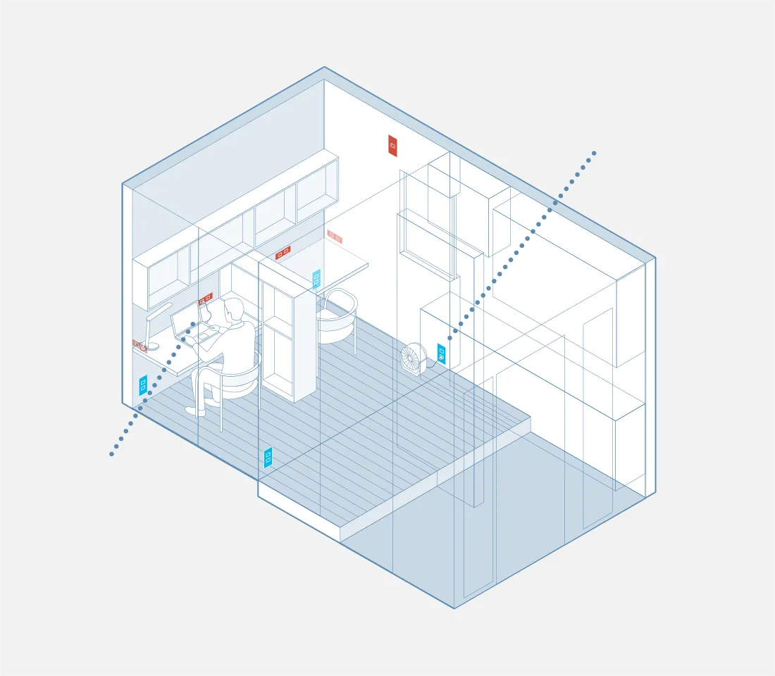 コンセントの配置図