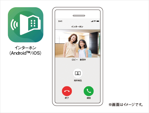 スマートフォンやタブレットで来客応対
