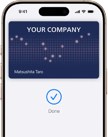 もう、カードキーの発行は必要なし。iPhoneにキーをリモートで配布して、時間もコストも削減できます。