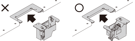 取付方向にご注意ください。