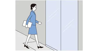 歩行による動き