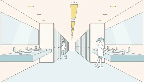 大規模トイレ