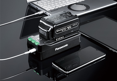 USB PD※対応の電池アダプターで、PC・タブレットへの電源供をストレスフリーに！