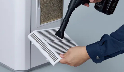 エアコン・空気清浄機などのフィルター掃除に