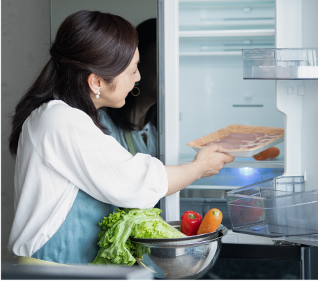 食品を保存するイメージ