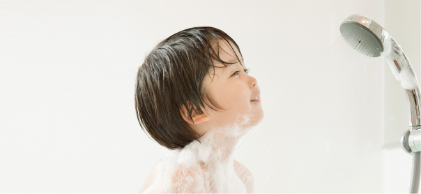 レジリエンス機能ページ内のジャンプ用バナーです。クリックすると、『ガス停止時のヒーター給湯』のレジリエンス機能にジャンプします。