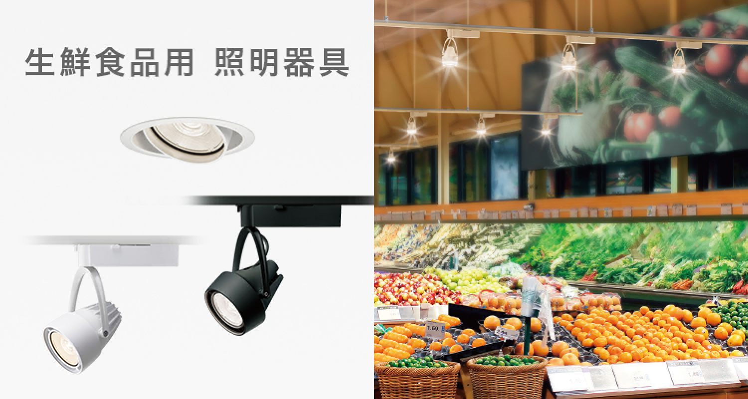 生鮮食品用 照明器具