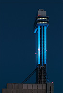 タワーホール船堀 | ライトアップ演出用照明器具（LEDカラー演出照明）｜納入事例 |