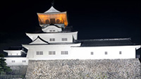 富山商工会議所130周年記念 富山城ライトアップ