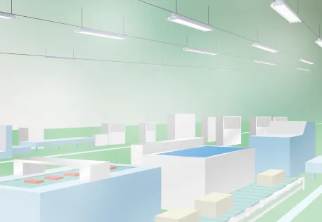 油煙環境工場のイラスト