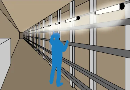 工場での作業イラスト
