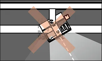 照射角度の変更ができるイラスト