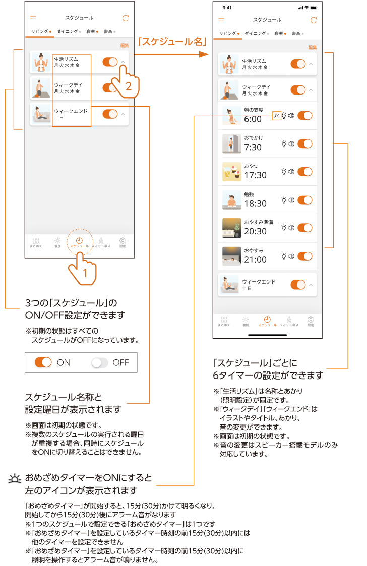 スケジュール