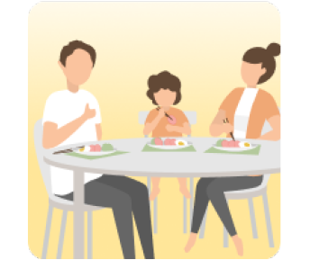食事のあかり