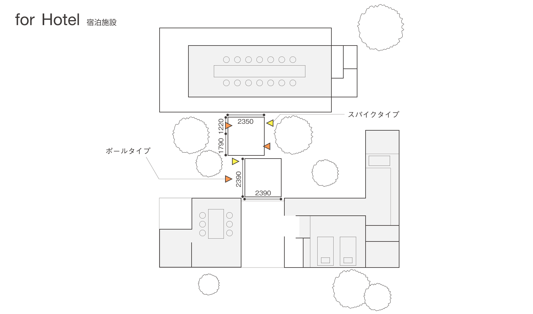 宿泊施設 図面