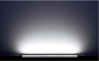 200lm～300lm・非調光型　L900タイプ 昼白色5000Kの夜間照射イメージ