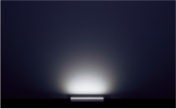 35lm～50lm・非調光型　L300タイプ 昼白色5000Kの夜間照射イメージ