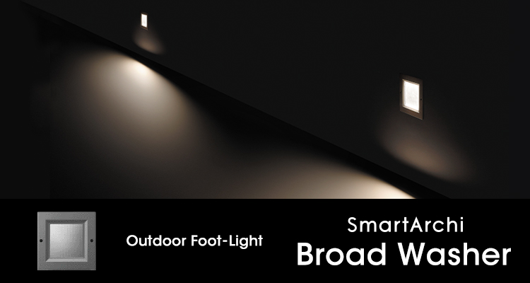 SmartArchi Broad Washer Outdoor Foot-Light
