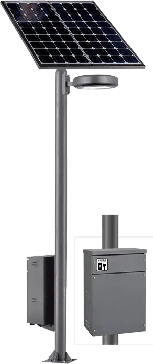 ソーラー街路灯XYSL42AB54の商品イメージ