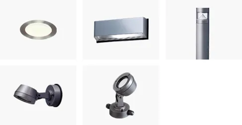 AC100V出力のソーラー電源に接続可能な照明器具の商品画像