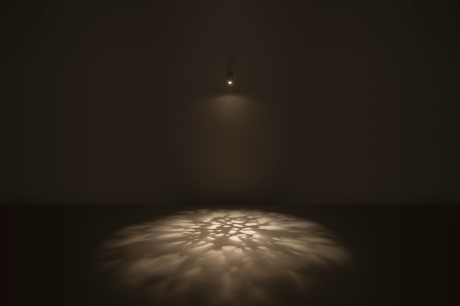 こもれび柄の配光イメージ画像