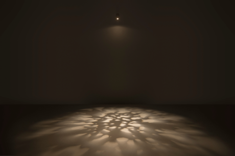 こもれび柄の配光イメージ画像