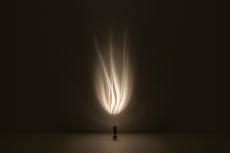 こもれび柄の配光イメージ画像