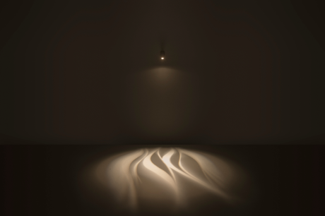 こもれび柄の配光イメージ画像