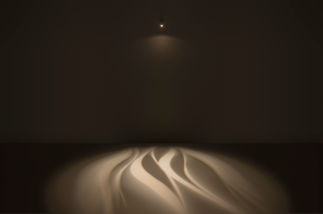 こもれび柄の配光イメージ画像