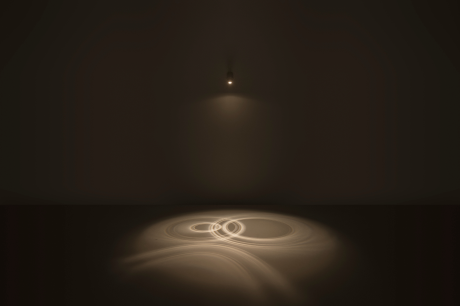 こもれび柄の配光イメージ画像