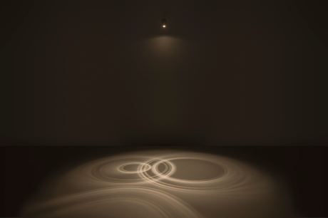 こもれび柄の配光イメージ画像