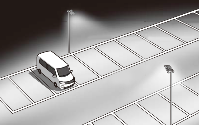 LED街路灯 ワイド配光タイプ【大・中規模 駐車場用】 | 屋外用照明器具