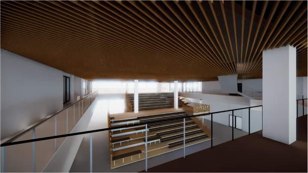 エントランス　外光のみの画像