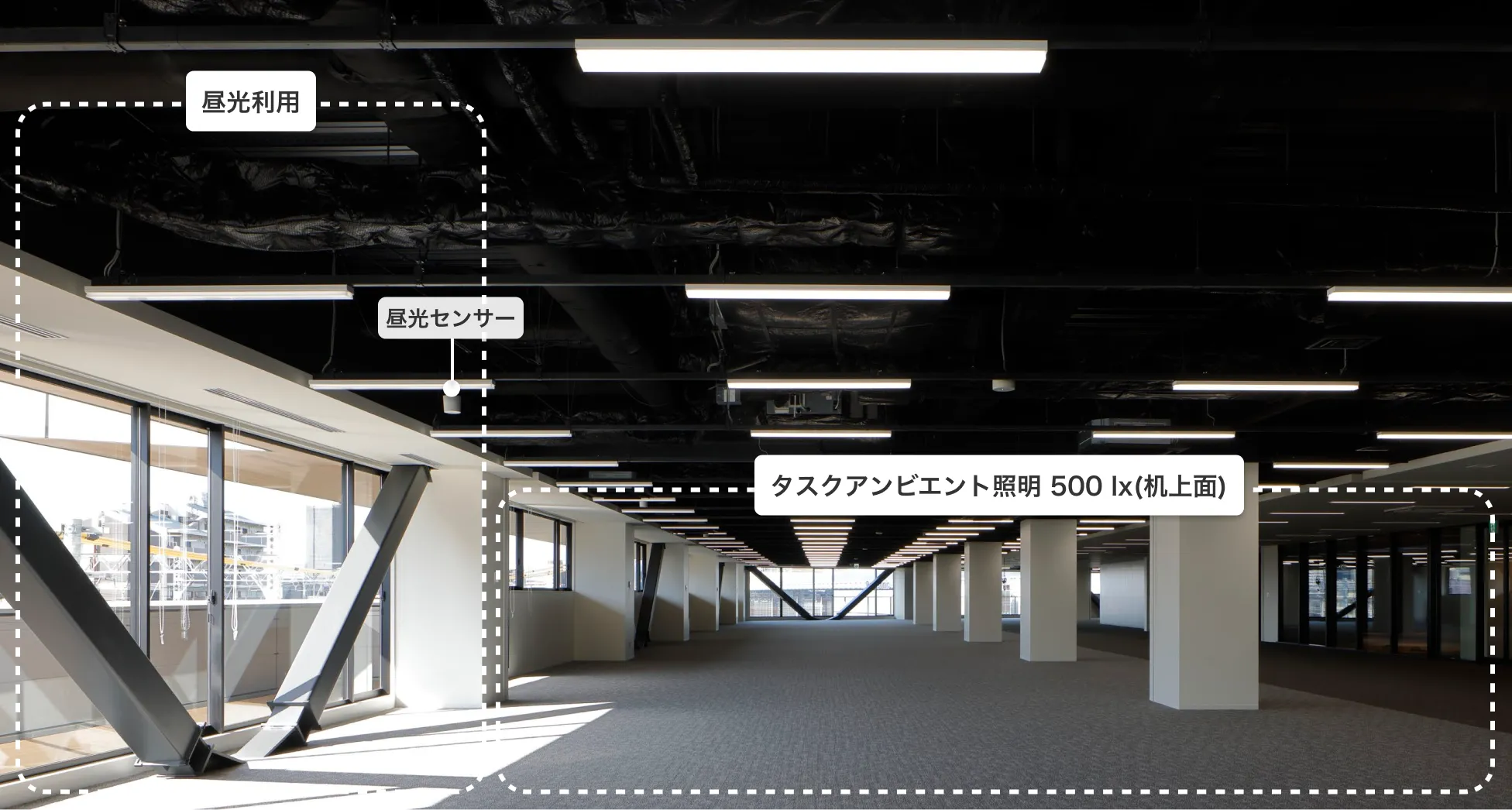 5階オフィスエリアの画像