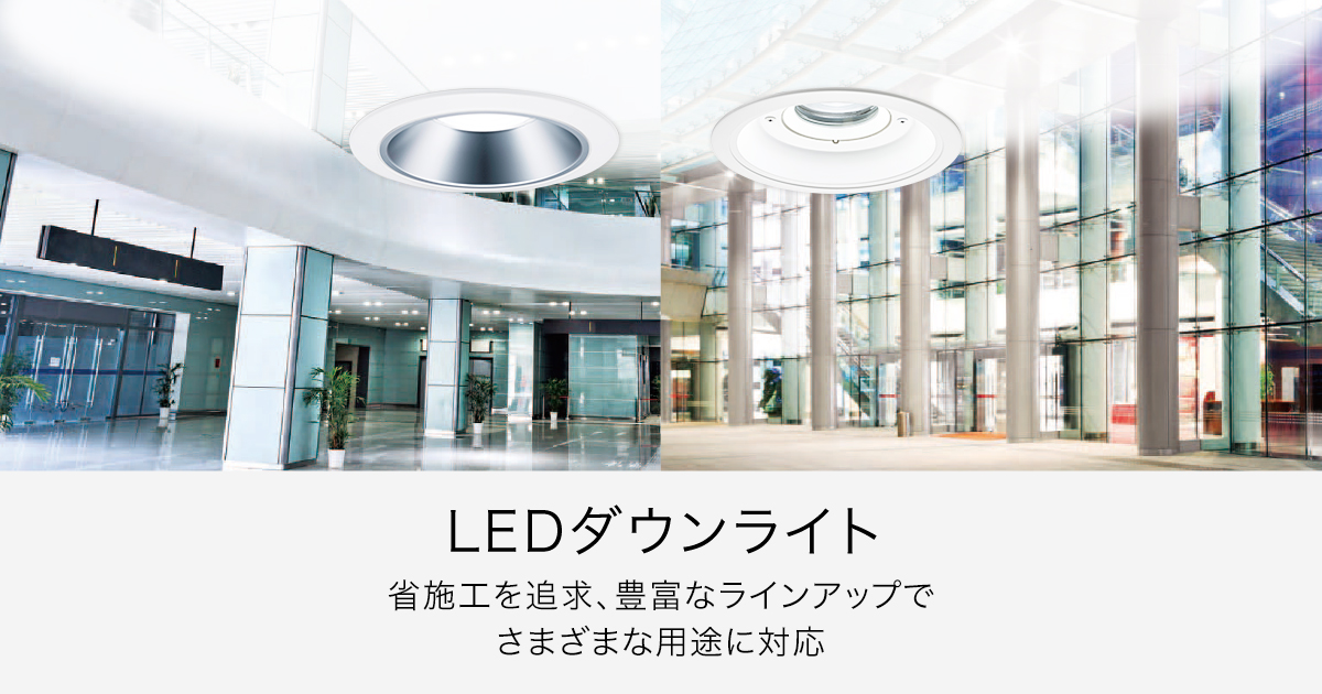 軒下用LEDダウンライト（一般タイプ） | 店舗用照明器具 | Panasonic