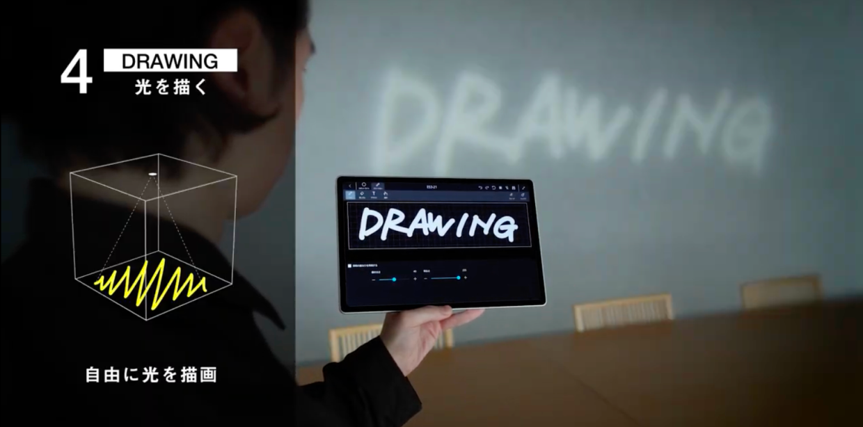 4 DRAWING 光を描く 自由に光を描画